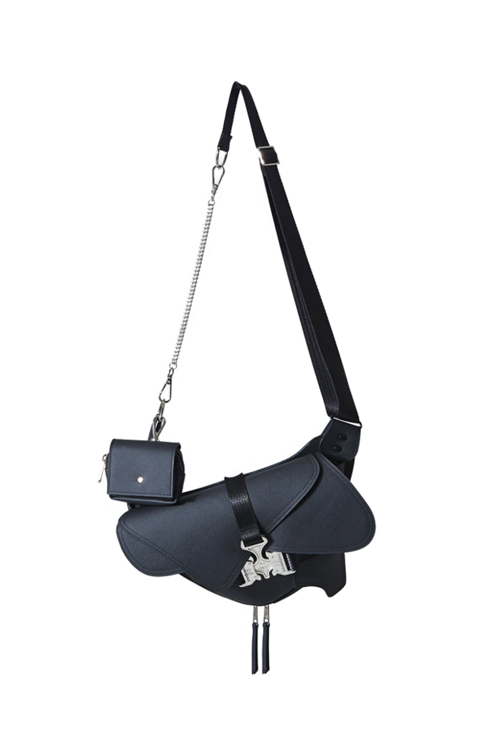 ★IUGAMAKARAS★送料込★韓国★Triple Covered Crow Buckle Bag Triple Covered Crow Buckle Bag - IUGAMAKARAS
