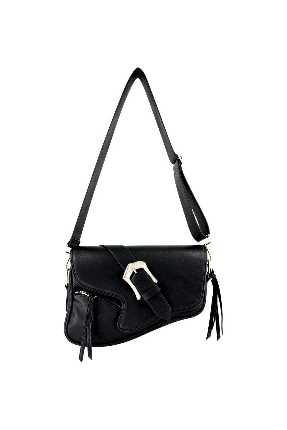 ショルダーバッグ・ポシェット ^IUGAMAKARAS^ Bumpy Buckle Holster Bag IUG24B16BK MUSINSA | IUGAMAKARAS Bumpy Buckle Holster Bag