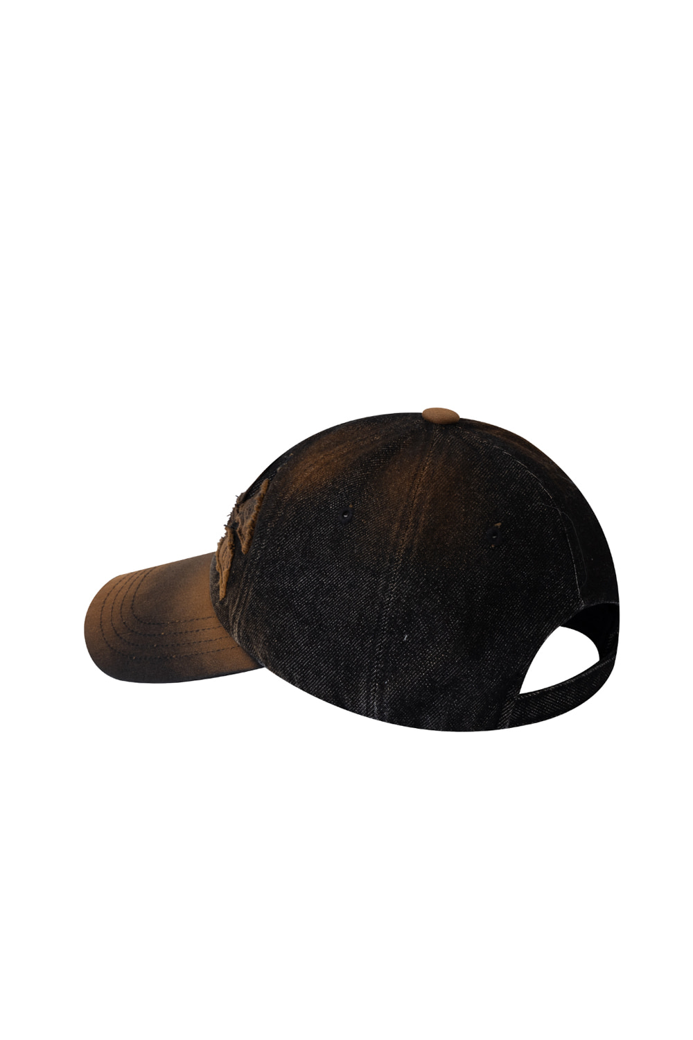 [IUGAMAKARAS] Washed Patch Ball Cap /追跡付 Washed Patch Ball Cap (Black) - IUGAMAKARAS