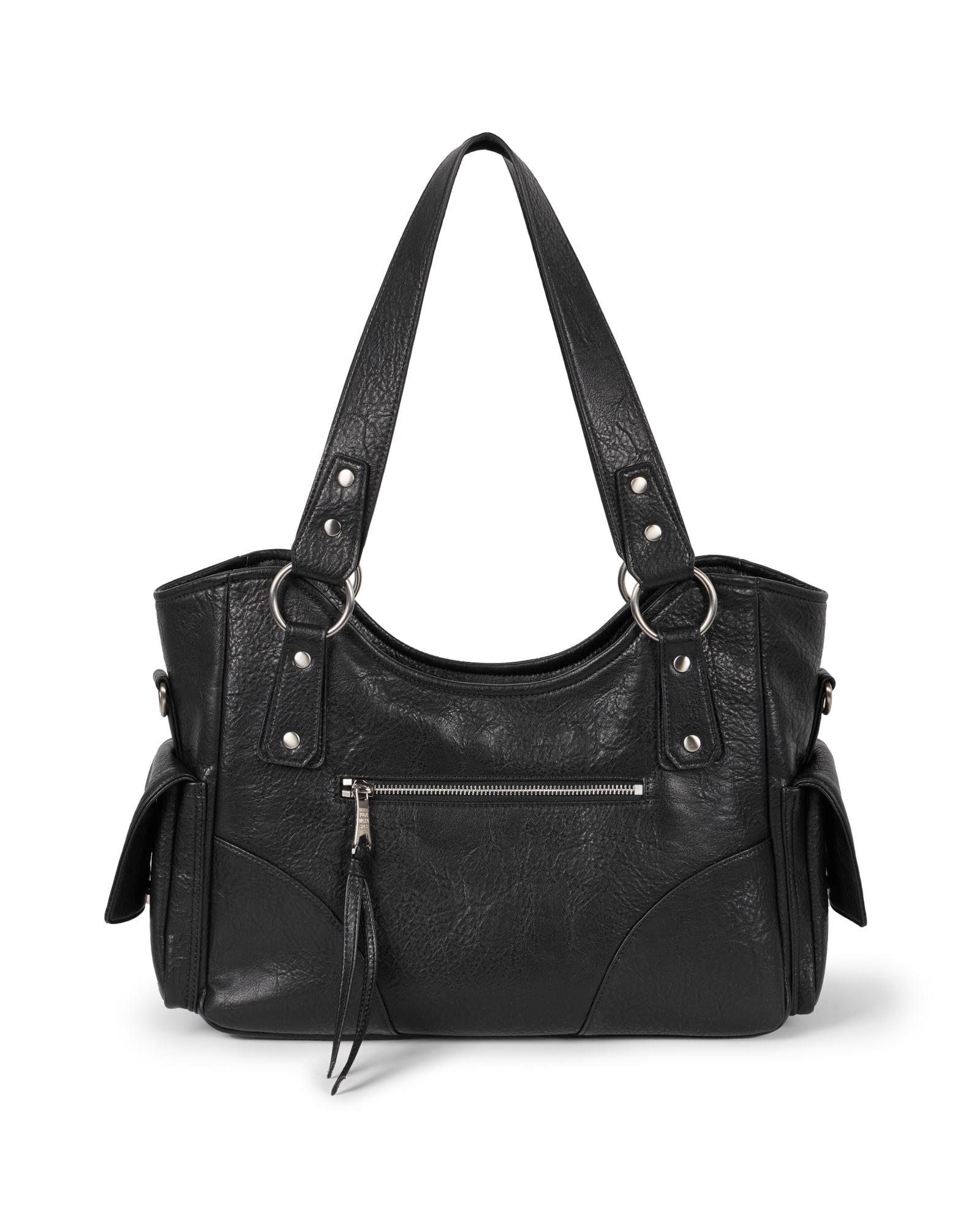 【IUGAMAKARAS】バッグ Bread Leather Shoulder Bag (Black) BAG - Leather - IUGAMAKARAS