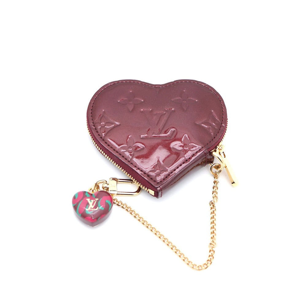 루이비통 아마랑뜨 베르니 하트 코인 퍼스 동전지갑kk81624637