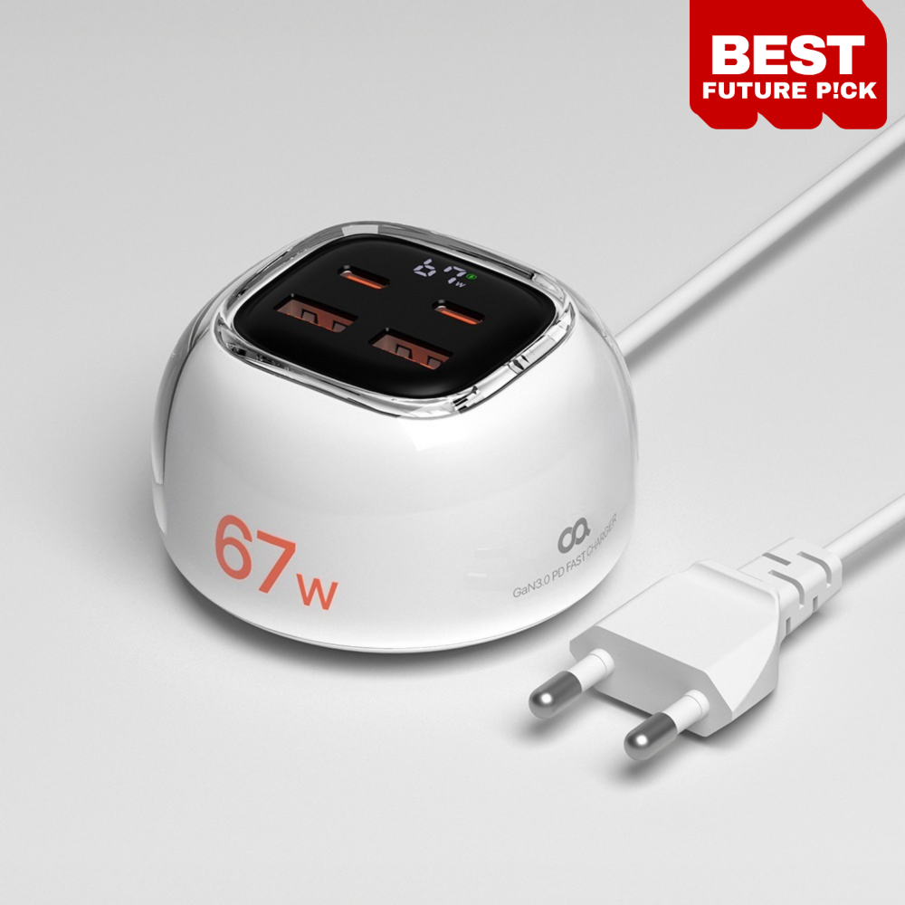 67W GaN 초고속 멀티 충전기 예시 이미지