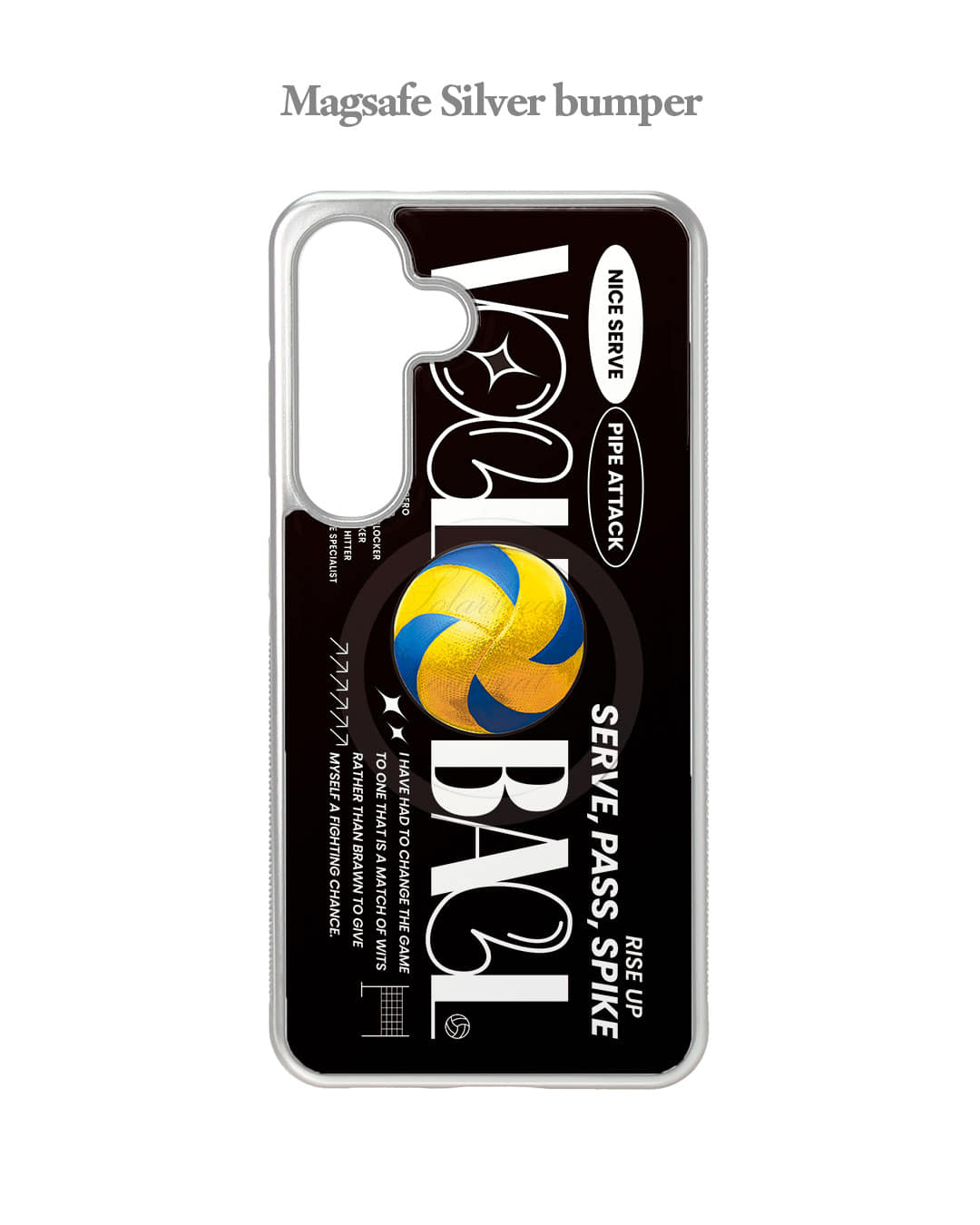 Volleyball bumper case