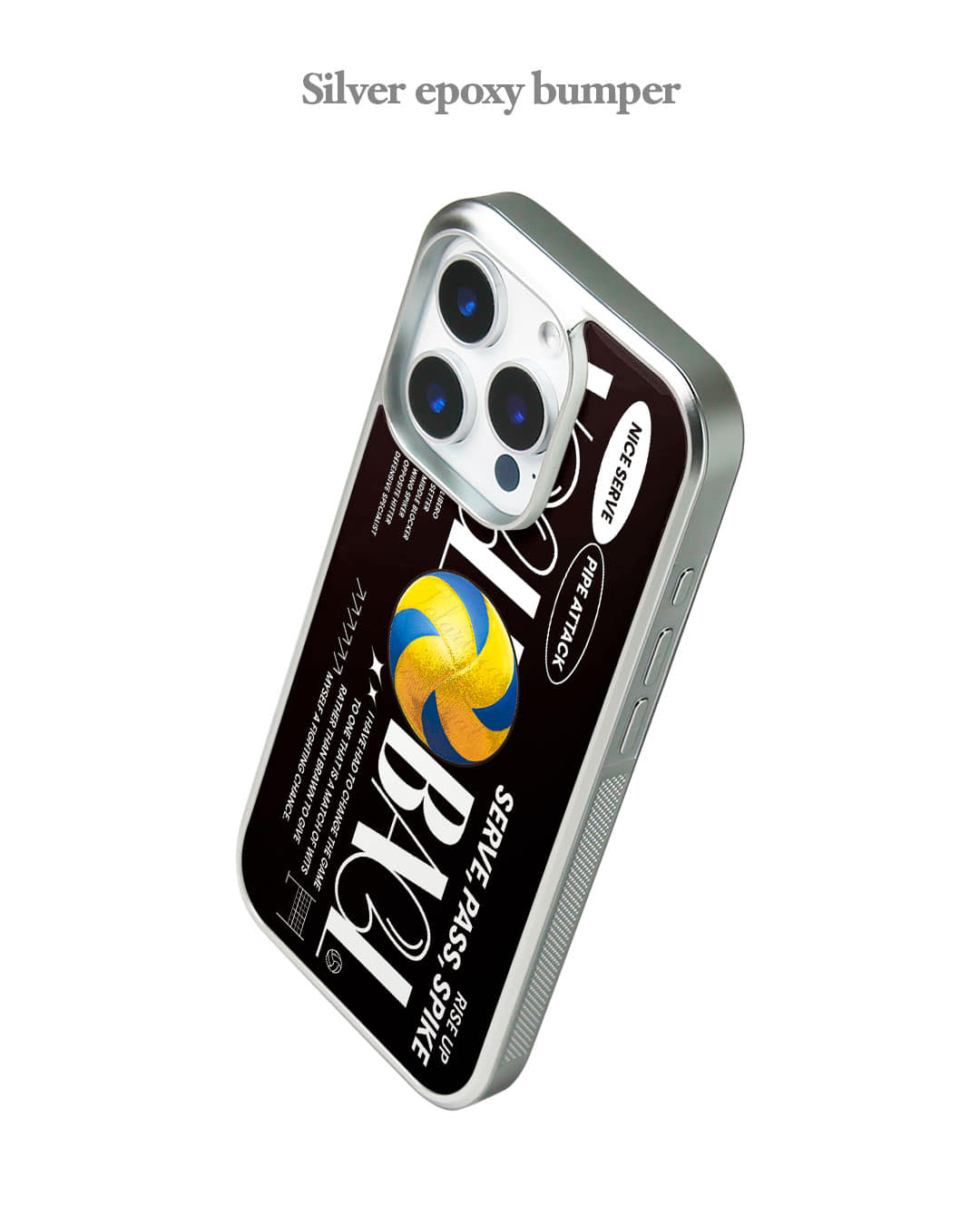 Volleyball bumper case