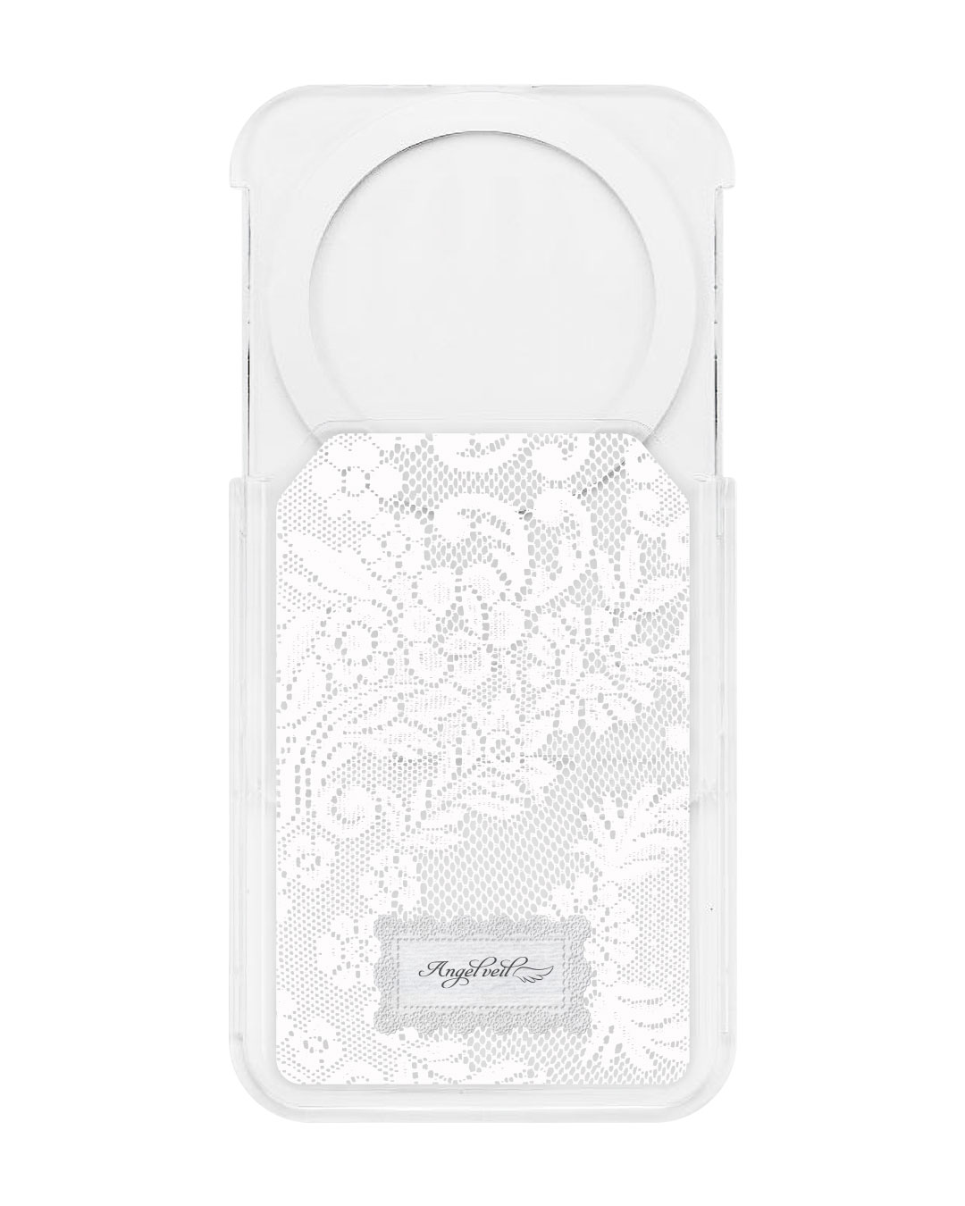 Angel Veil Lace MagSafe Slide Transparent Pocket