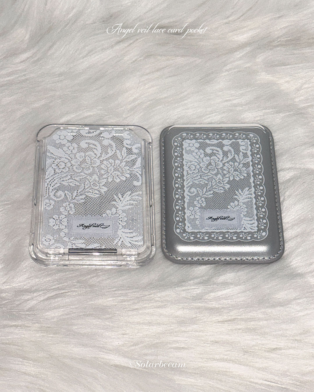 Angel Veil Lace MagSafe Slide Transparent Pocket