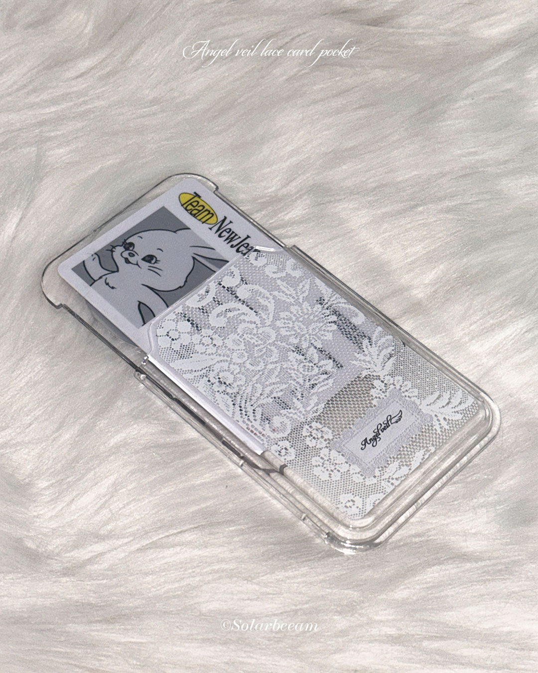 Angel Veil Lace MagSafe Slide Transparent Pocket