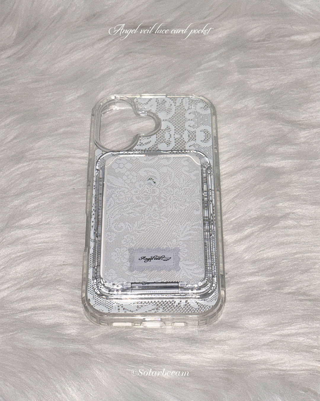Angel Veil Lace MagSafe Slide Transparent Pocket