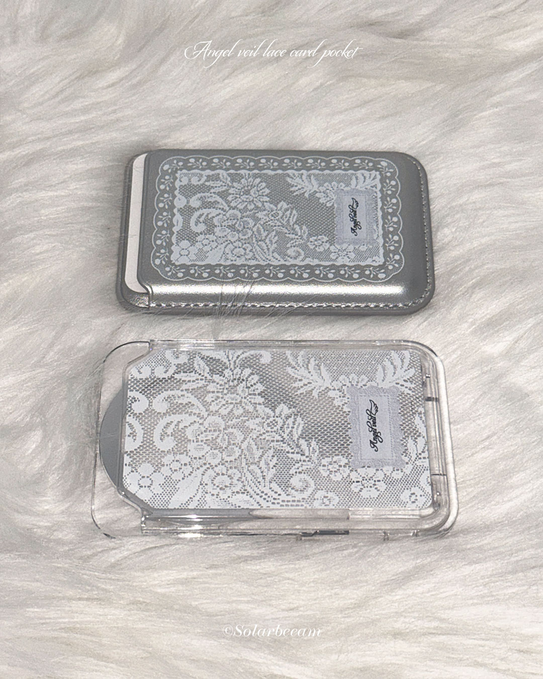 Angel Veil Lace MagSafe Slide Transparent Pocket
