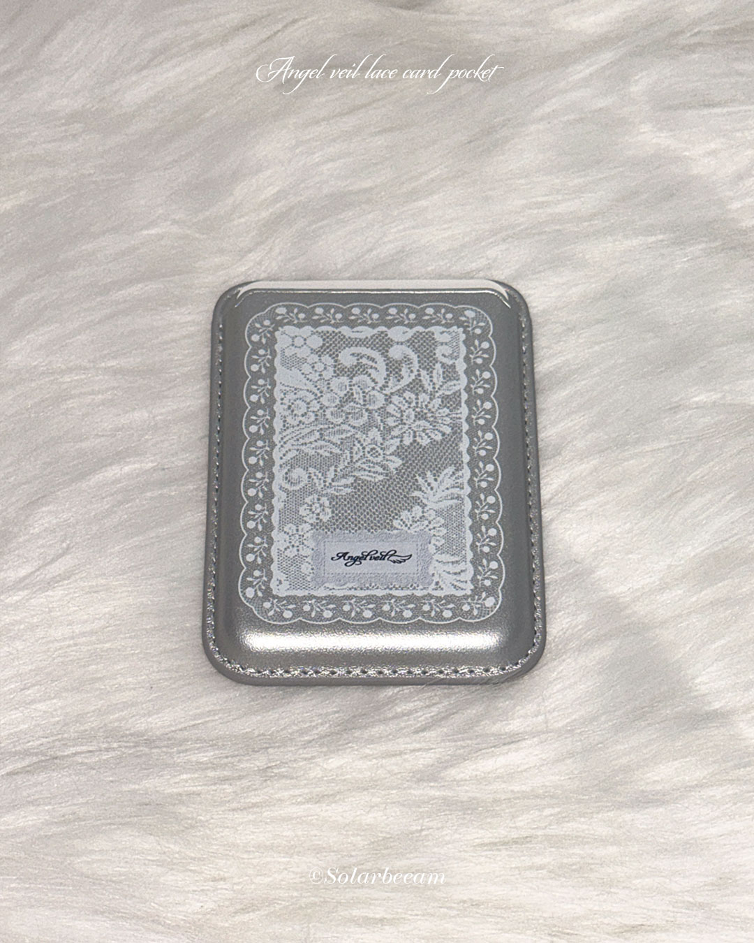 Angel Veil Lace MagSafe Card Pocket