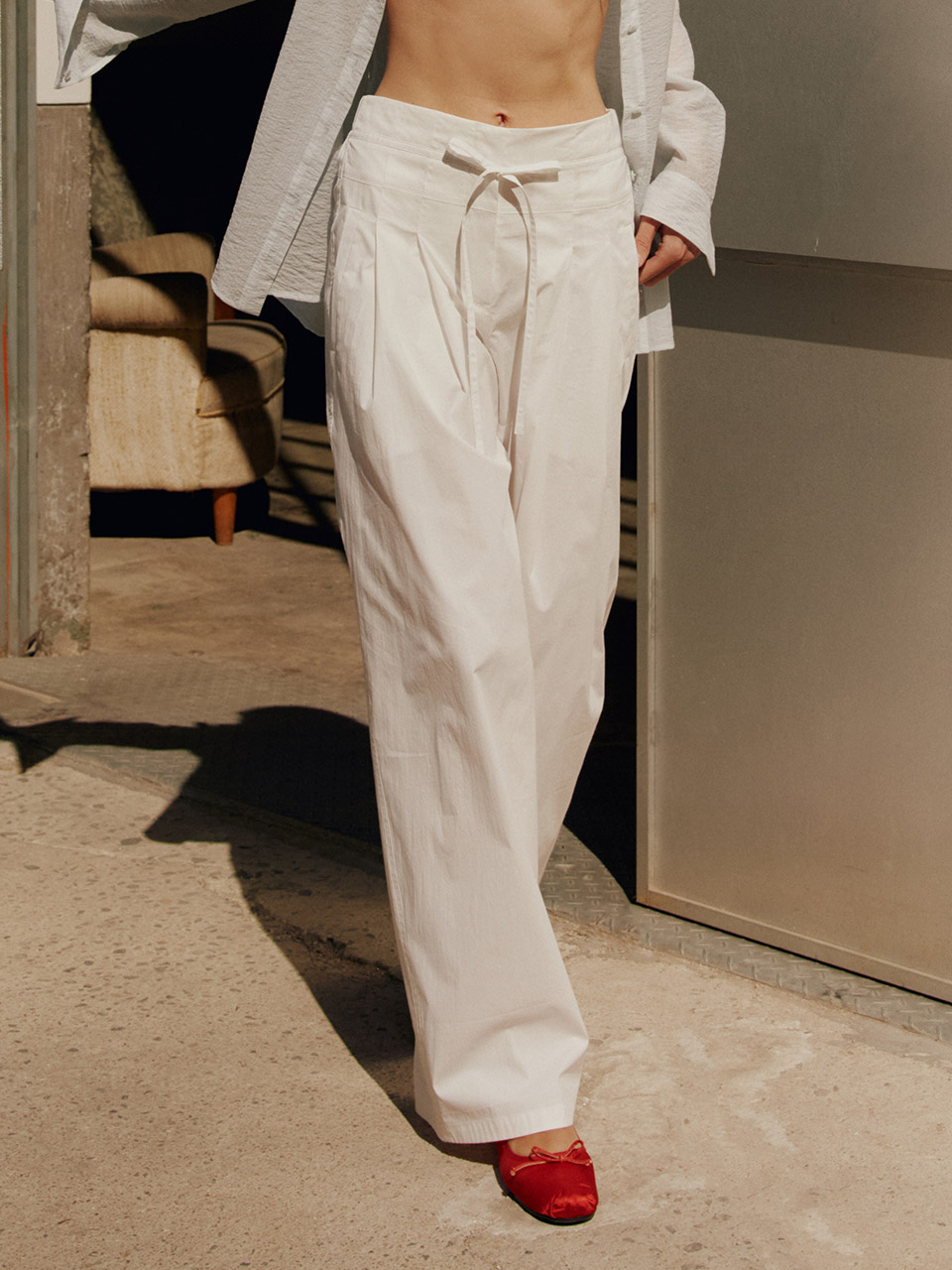 RAIVE ♥ Waist String Wide Pants/追跡付 Waist String Wide Pants VW5ML470_3color - RAIVE