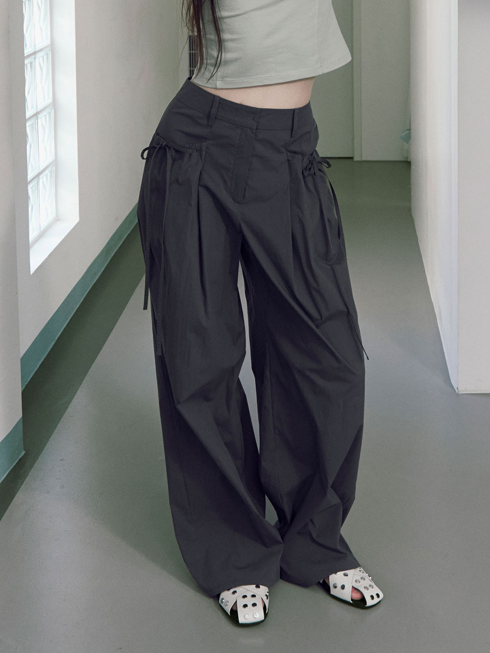 Big Pocket String Pants VW5XL179_3color - RAIVE