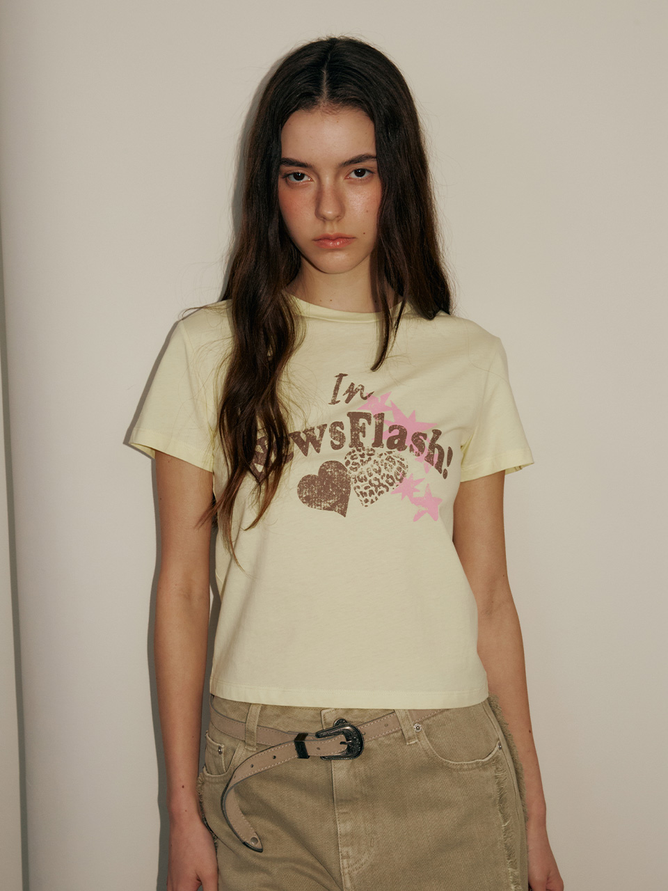 ★RAIVE★ NEWSFLASH Grahpic Tshirt VW5ME613_3color NEWSFLASH Grahpic T-shirt VW5ME613_3color - RAIVE