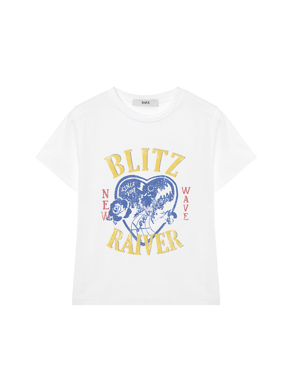 ★RAIVE★ Pop New BLITZ Graphic TShirt VW5ME603_3color 6/13 Pre-order) Pop New BLITZ Graphic T-Shirt