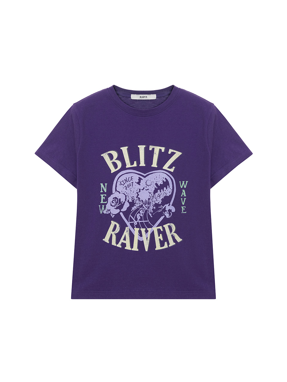 ●RAIVE● Pop New BLITZ Graphic T-Shirt Pop New BLITZ Graphic T-Shirt VW5ME603_3color - RAIVE