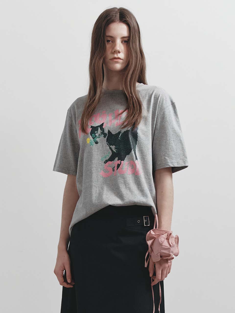 RAIVE Cat Oversized T-Shirt VW5ME942_2color - RAIVE
