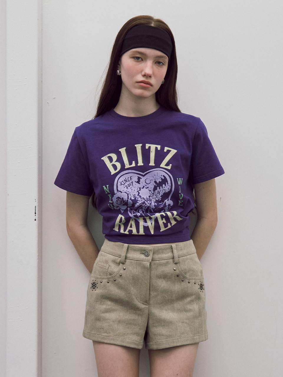 ★RAIVE★ Pop New BLITZ Graphic TShirt VW5ME603_3color Pop New BLITZ Graphic T-Shirt VW5ME603_3color - RAIVE