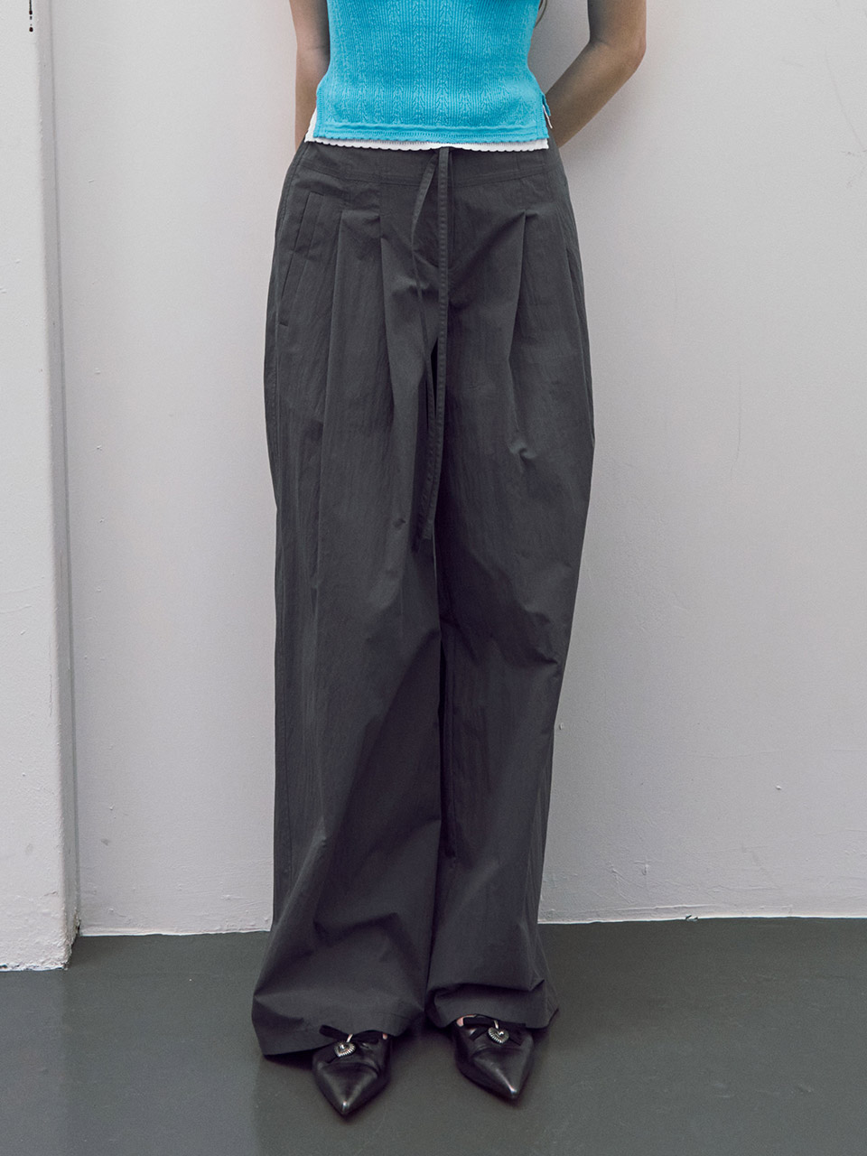 RAIVE ♥ Waist String Wide Pants/追跡付 Waist String Wide Pants VW5ML470_3color - RAIVE