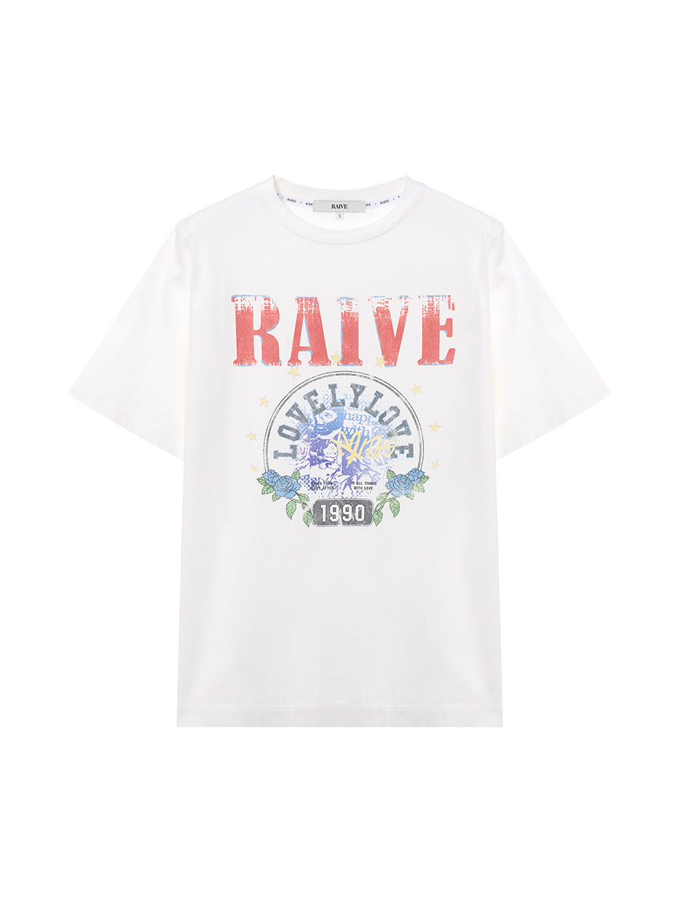 ●RAIVE● ラブ バイツ グラフィック 半袖 Tシャツ Love Bites Graphic T-Shirt VW5ME907_2color - RAIVE