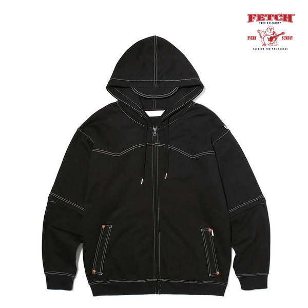 True Religion X Fetch Denim Separate Parka Black★追跡付 True Religion X Fetch Denim Separate Parka Black☆追跡付