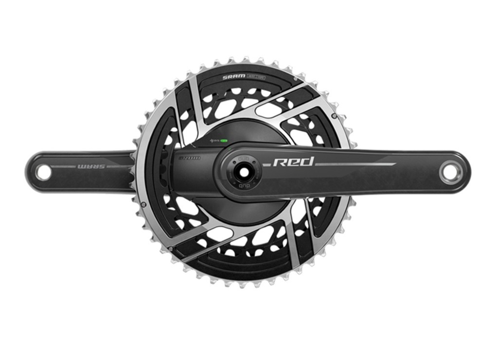 스램 파워미터 크랭크 레드 RED E1 (DUB) / 46-33T / 165mm