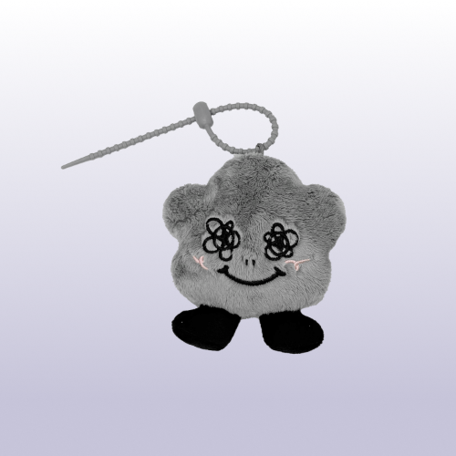 SHUMON PLUSH KEYCHAIN_GREY - Jisoo Store