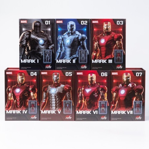 [당일발송][병행수입] ZD TOYS ZD 토이즈 4인치 아이언맨 마크1 홀오브아머