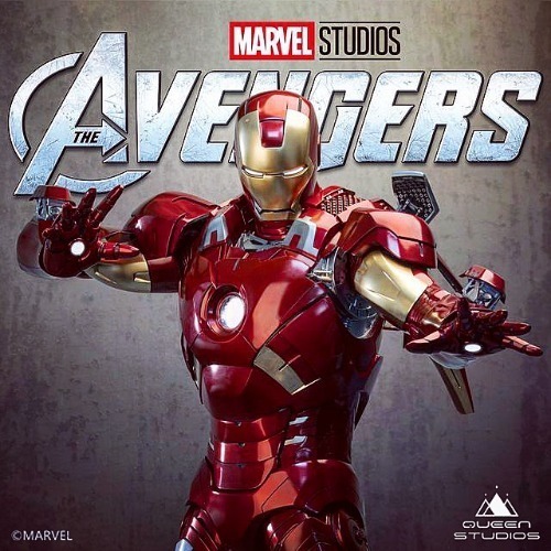 [당일발송] 퀸스튜디오 QUEEN STUDIOS 아이언맨 마크7 - Iron Man Mk7 1/2