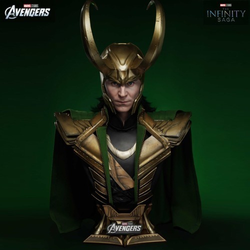 [23년 3분기 예정] 퀸스튜디오 QUEEN STUDIOS 마블 어벤져서 : 로키 라이프사이즈 버스트 2.0 1/1 (LOKI Life-size Bust 2.0 1/1)