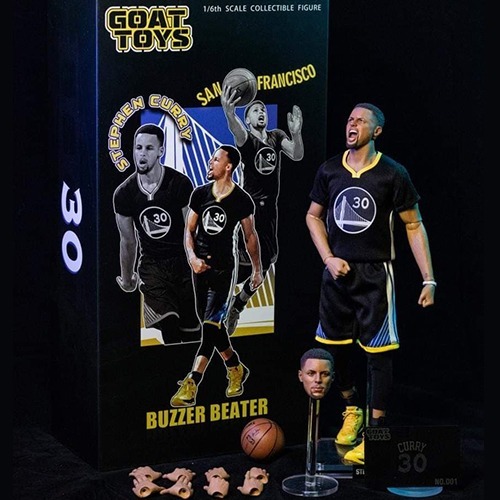 [24년 2분기 발매] 고트토이즈 Goat Toys NBA 스테판 커리 더블 헤드 세트 1/6 액션 피규어