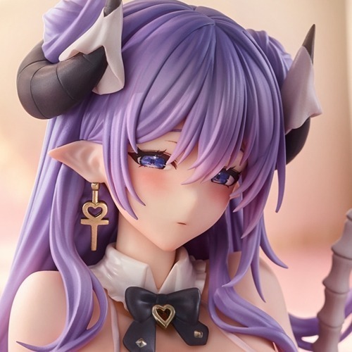 【新品】うさ城まにଘ♡ଓ* ・:* うさみみ天使アクリルフィギュア 圧倒的透明感を再現！rurudo氏が描く小悪魔美少女・イヴが