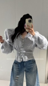 포인트 투웨이 가디건 - 소희의 세련된 디자인 가디건 이미지