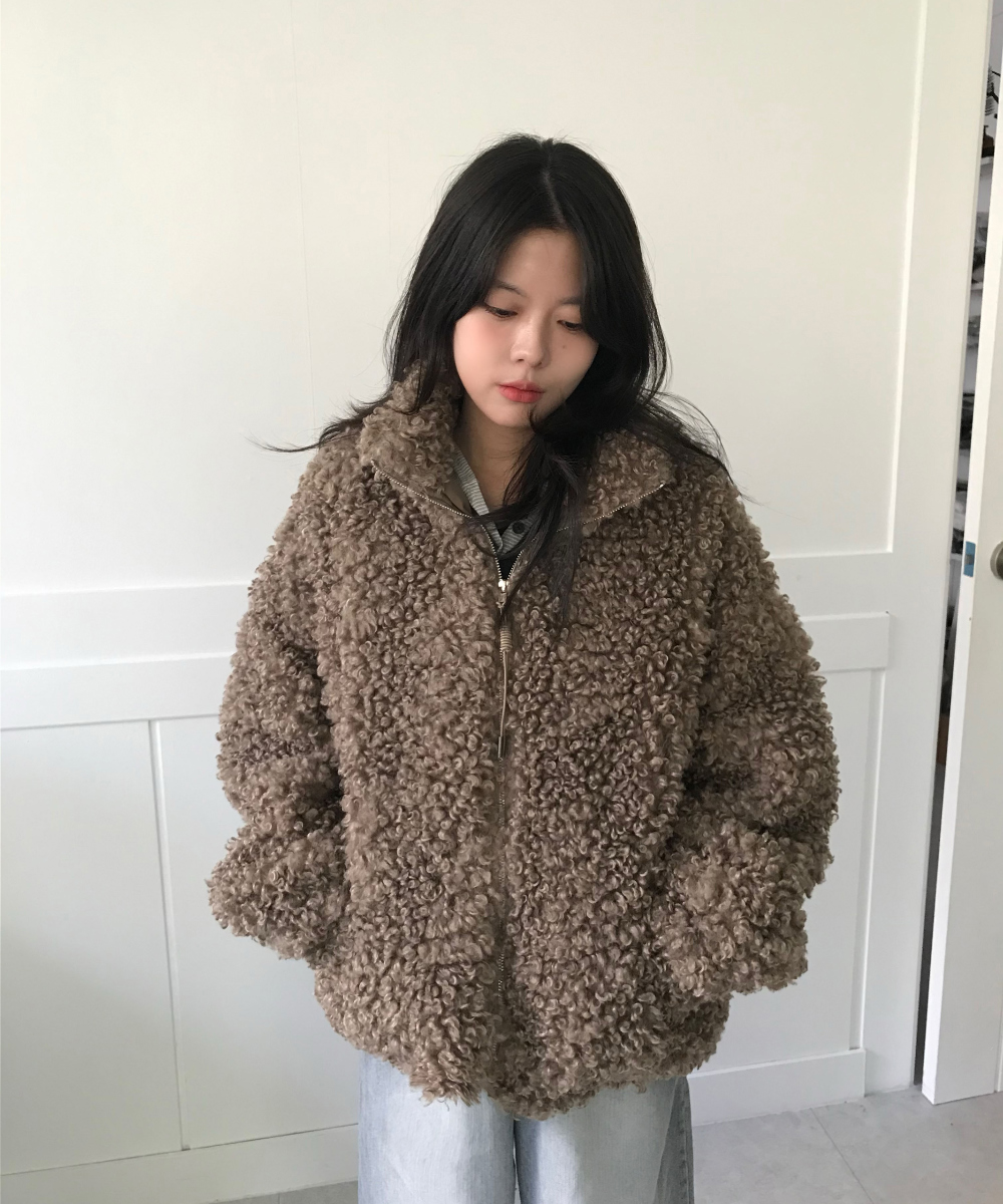 써티 부클 오버핏 점퍼 (3color) 상세 이미지 19