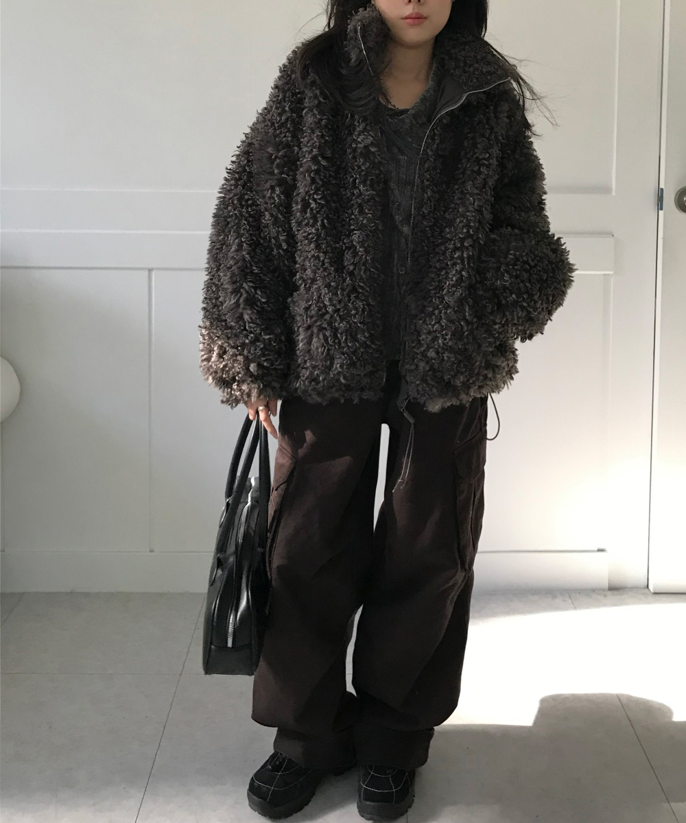 써티 부클 오버핏 점퍼 (3color) 상세 이미지 23