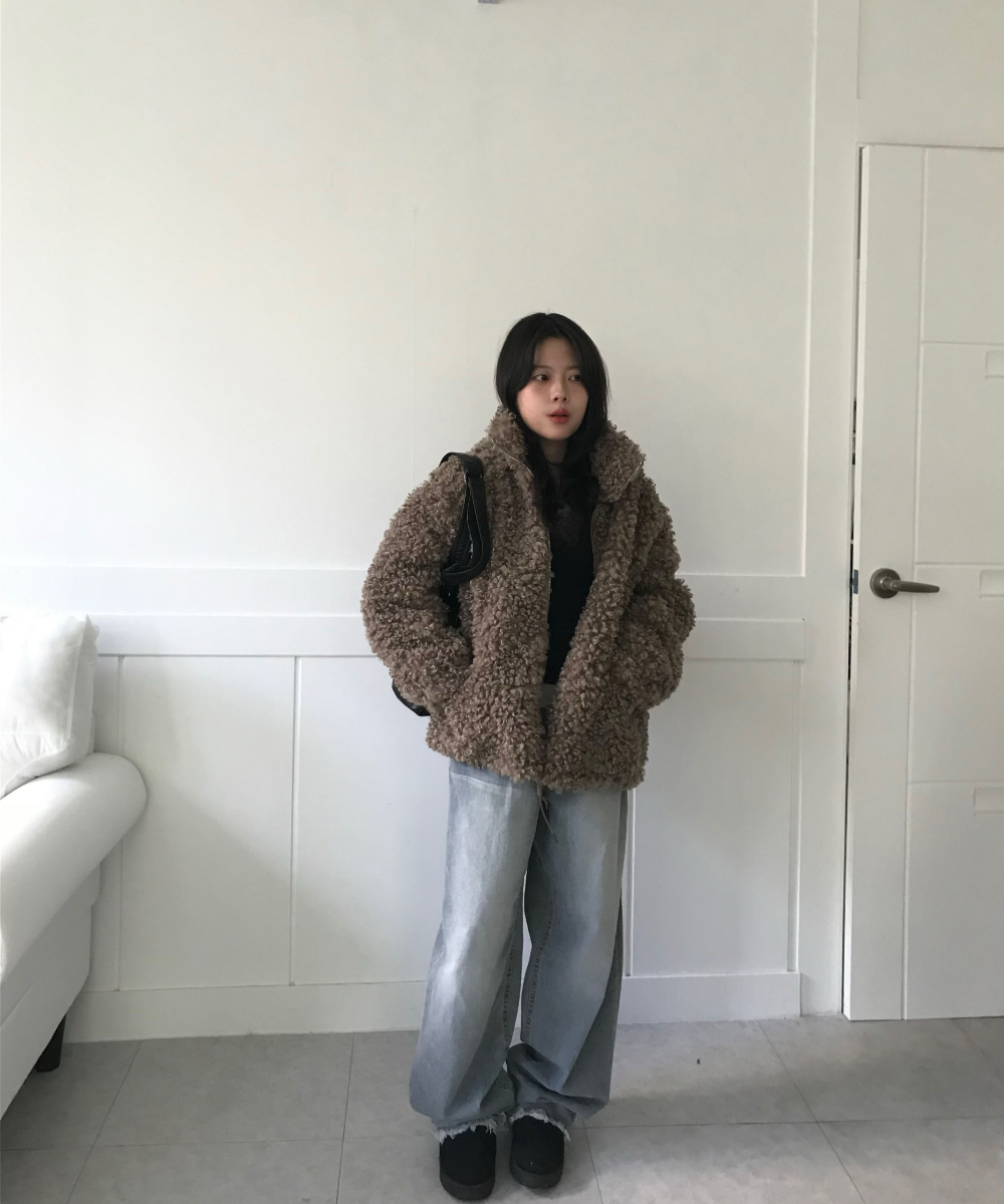 써티 부클 오버핏 점퍼 (3color) 상세 이미지 20