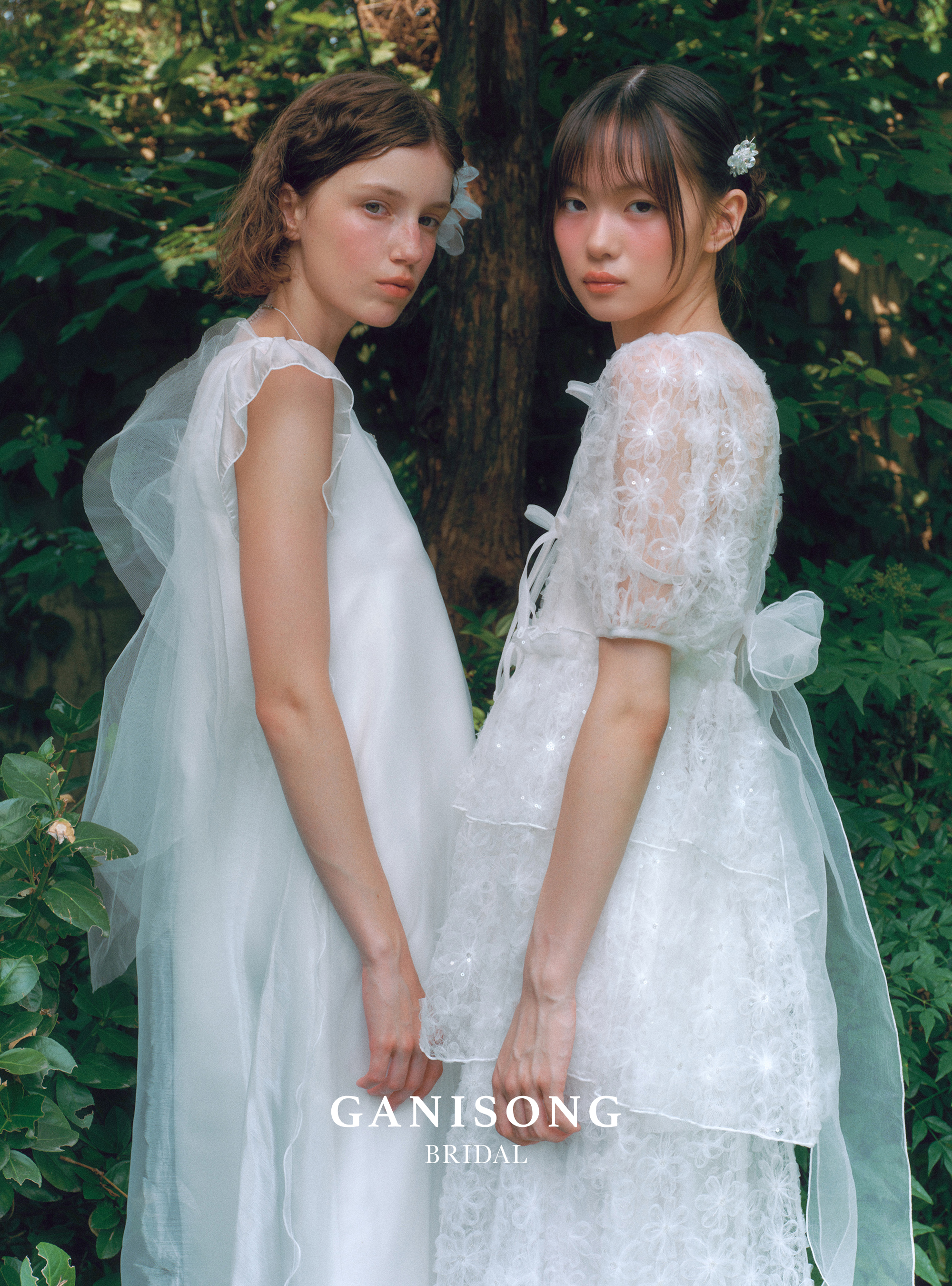 Bridal Meringue Flower Dress_white - 가니송