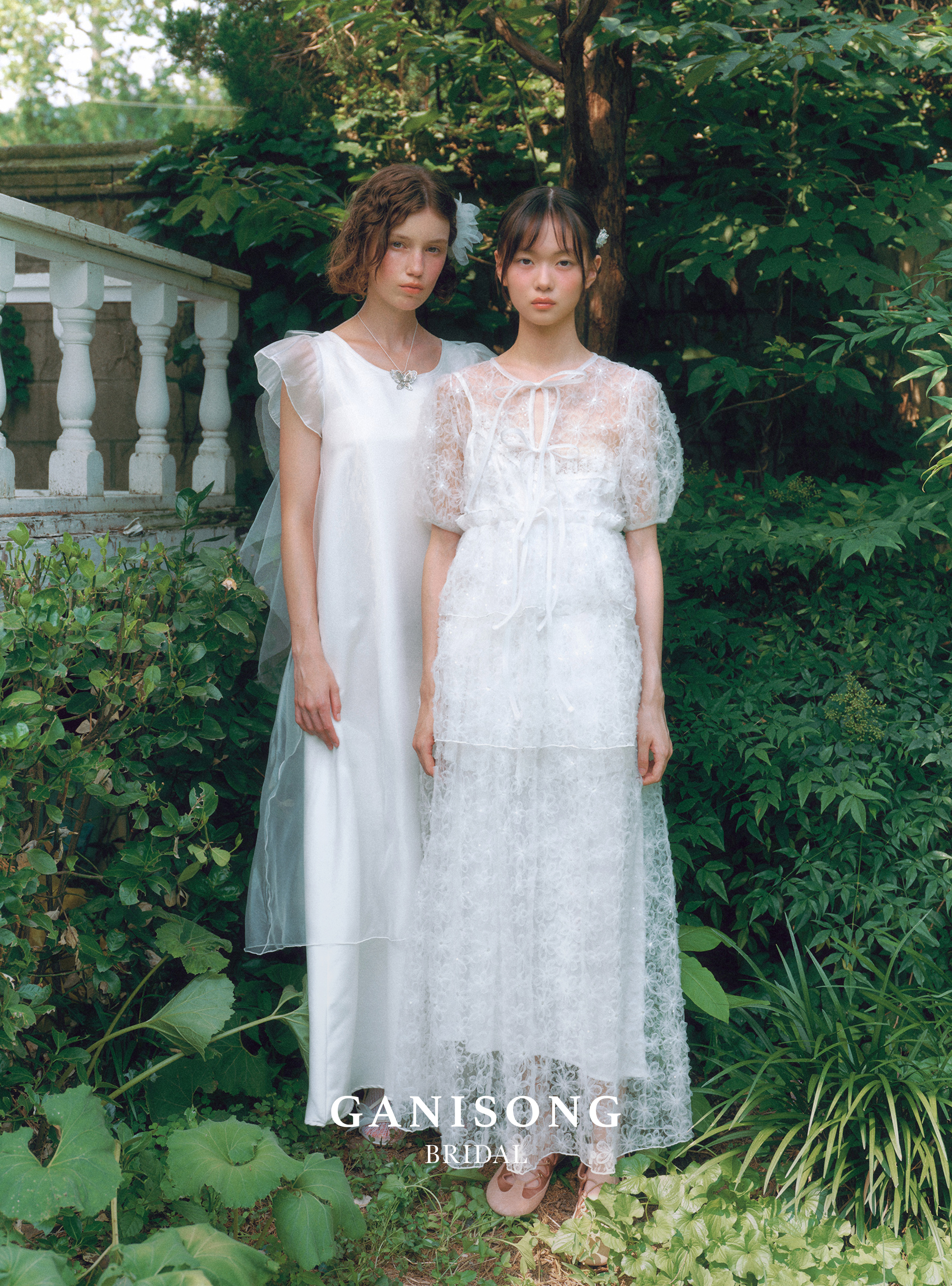Bridal Meringue Flower Dress_white - 가니송
