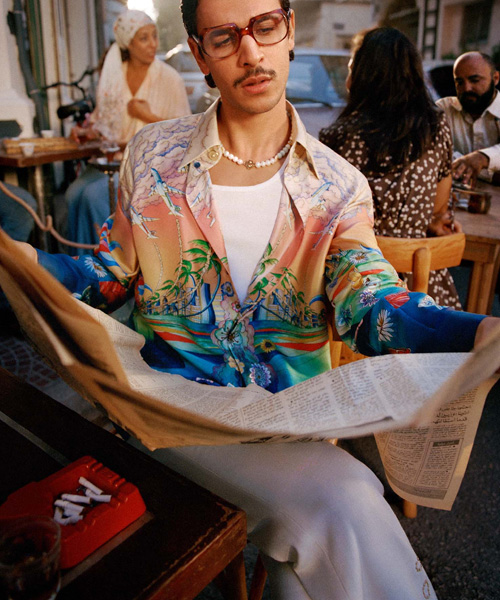 르주르 실크 셔츠