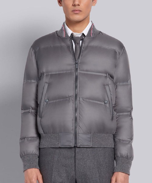 나일론 다운필드 블루종 자켓