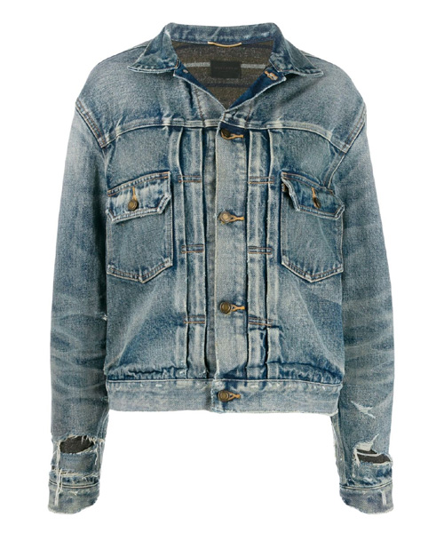 Destroyed 데님 자켓