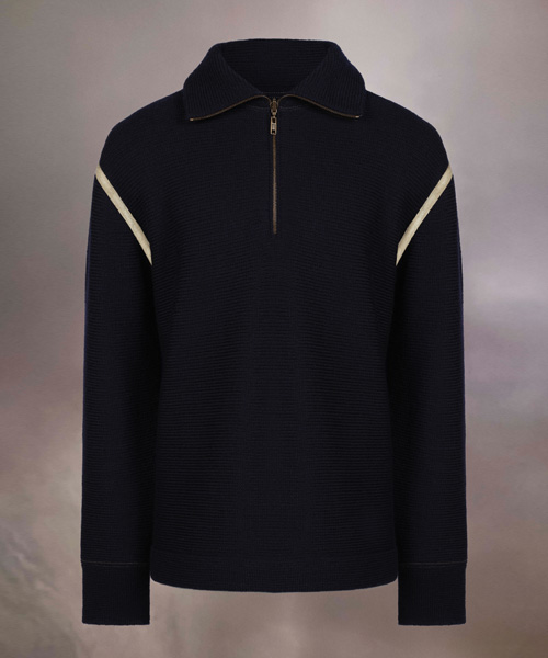 엘보우 패치 스웨터