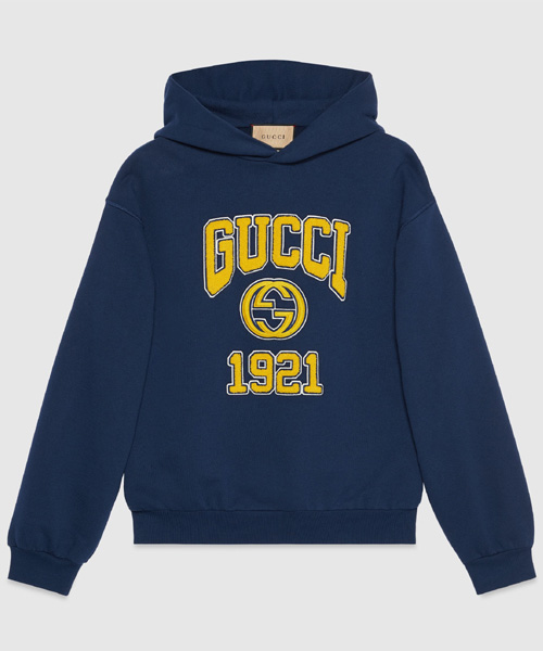 코튼 저지후드 스웨트셔츠