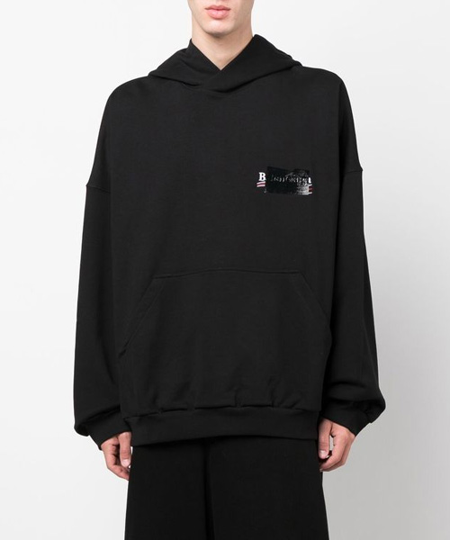 로고 프린팅 후드