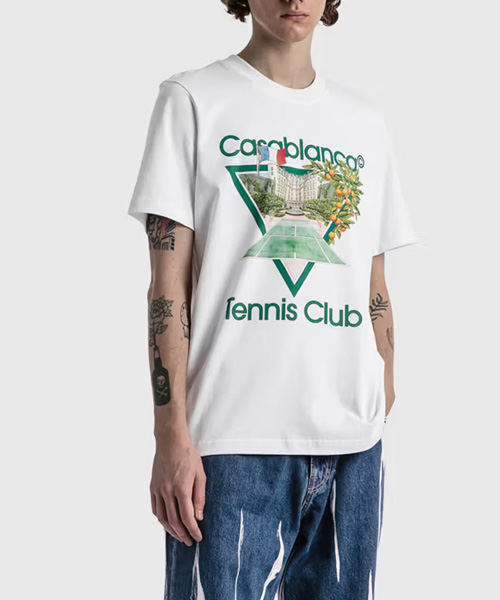 테니스 클럽 아이콘 티셔츠