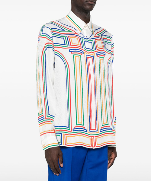 르 템플 두 스포츠 실크 셔츠