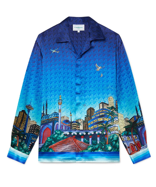 나이크 뷰 실크 셔츠