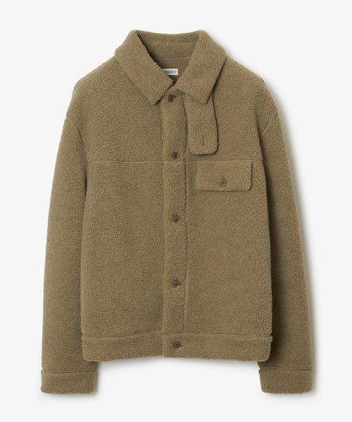 플리스 오버셔츠 자켓