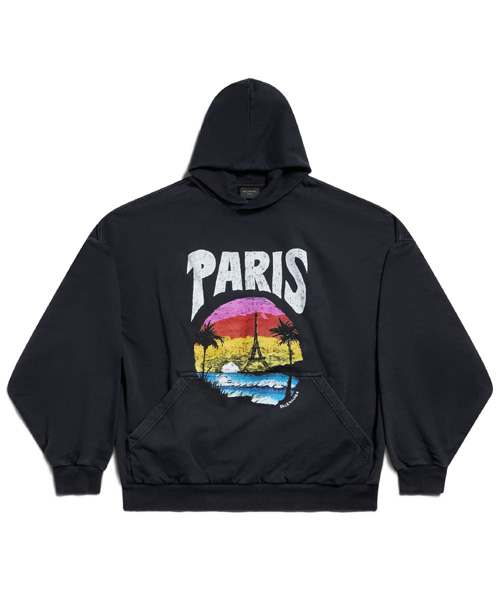 PARIS TROPICAL 오버사이즈 후드