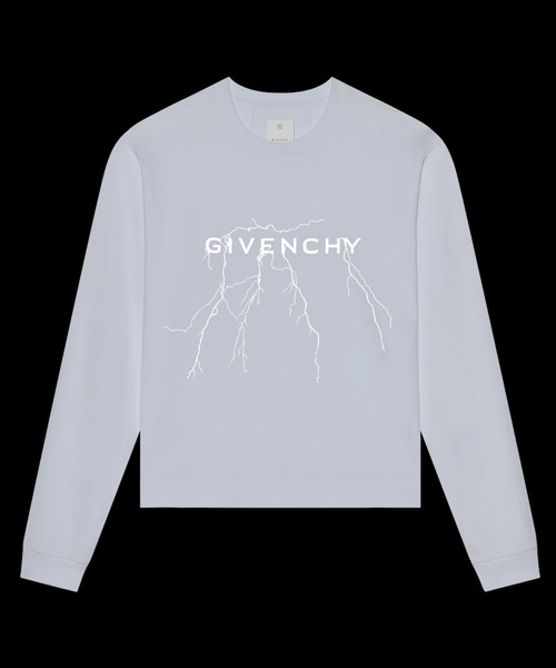 리플렉티브 그래픽 스퀘어 핏 티셔츠