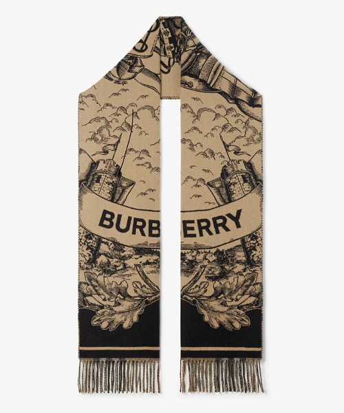 캐시미어 리버서블 스카프